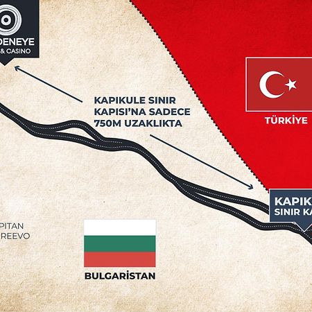 Goldeneye Hotel & Casino Svilengrad Buitenkant foto Map of the border